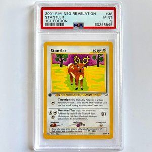 PSA 9 Stantler 38/64 Mint Neo Revelation 1st Edition 2001 60258845